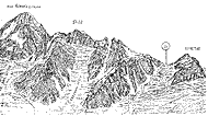 Рис. 14. Перевал Кашал-Аяк со стороны ледника РГО
